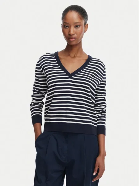 Tommy Jeans Pulover Essential Bleumarin