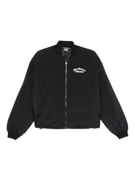 Geacă New Balance cu broderie argintiu