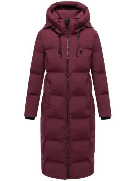 MARIKOO Funkčný kabát Tikoraa vínovo červená