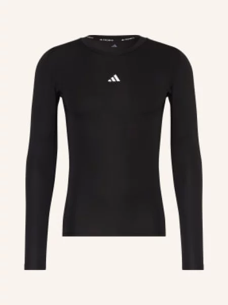 T-shirt adidas TECHFIT Compression Training Long Sleeve Long-Sleeve Top Black/ A Charcoal M czarna
