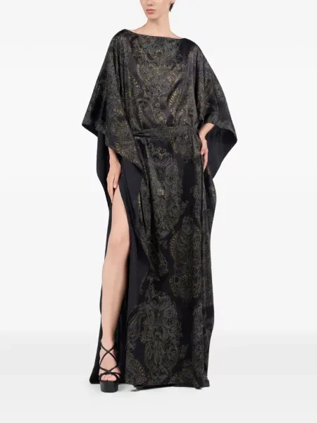 Rochie Roberto Cavalli cu imagine de costum negru