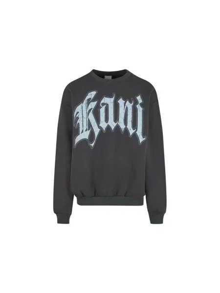 Hanorac crewneck Karl Kani gri