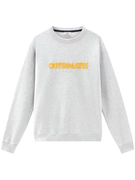 Hanorac Woolrich cu broderie gri
