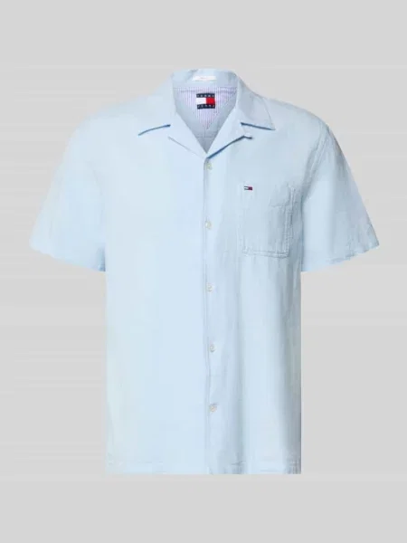 Koszula casualowa o kroju regular fit z mieszanki lnu i bawełny Tommy Jeans