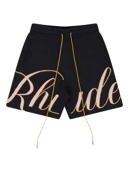 Slip de baie Rhude tricotate negru