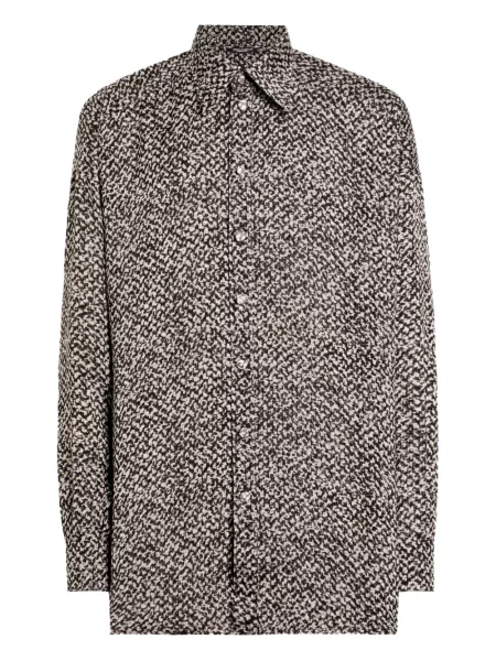 Bouclé košile Dolce & Gabbana s potiskem