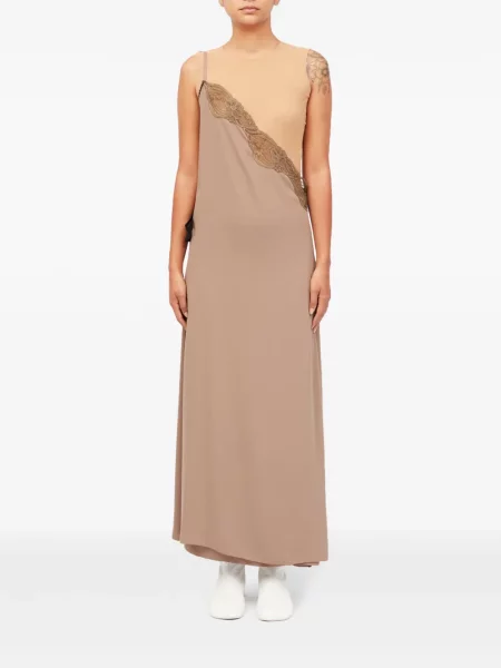 Rochie maxi Mm6 Maison Margiela din dantelă