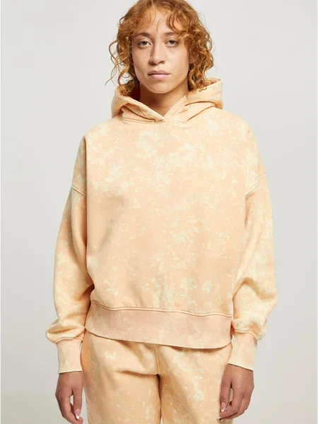 Geacă Urban Classics cu glugă portocaliu