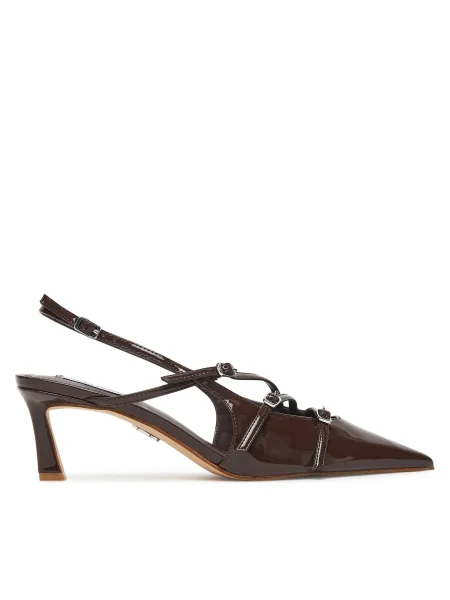 Tűsarkú szandál Steve Madden barna