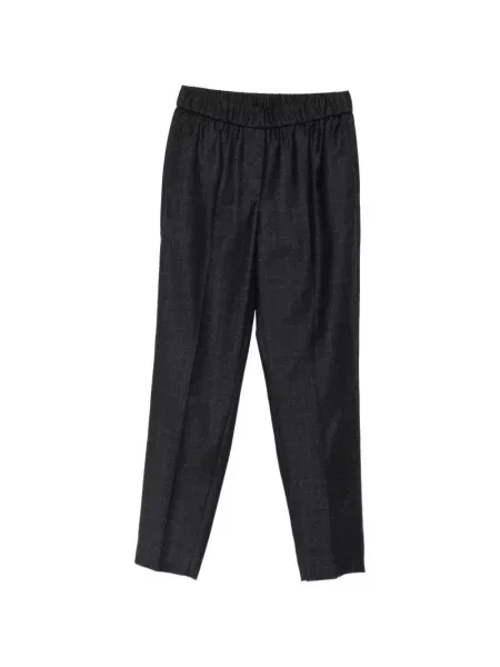 Pantaloni Peserico în carouri albastru
