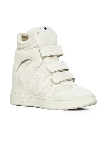 Sneakersy Isabel Marant skórzane białe