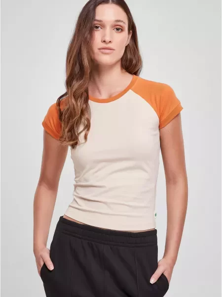 Krótka koszulka Urban Classics retro ze stretchu
