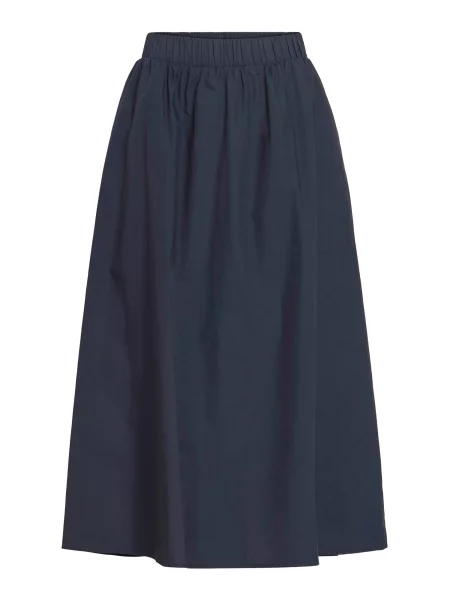 VILA Fustă bleumarin