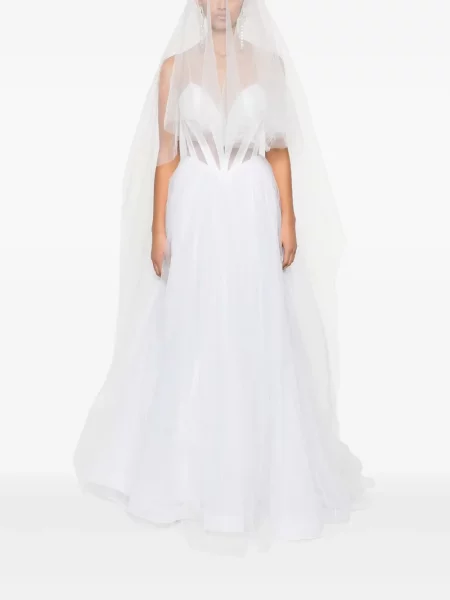 Rochie Atu Body Couture din tul alb