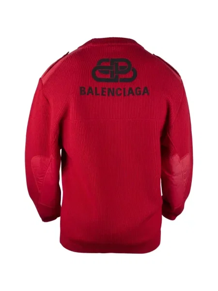 Pulover Balenciaga cu autograf roșu
