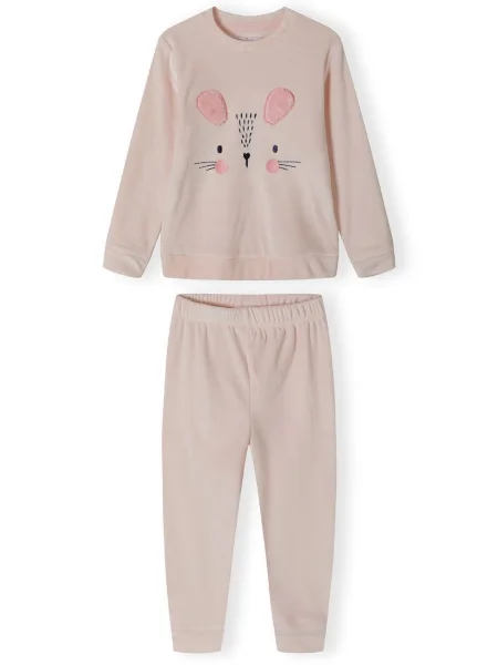 MINOTI Pijamale roz deschis negru
