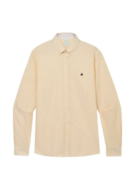 Košile Brooks Brothers s výšivkou žlutá