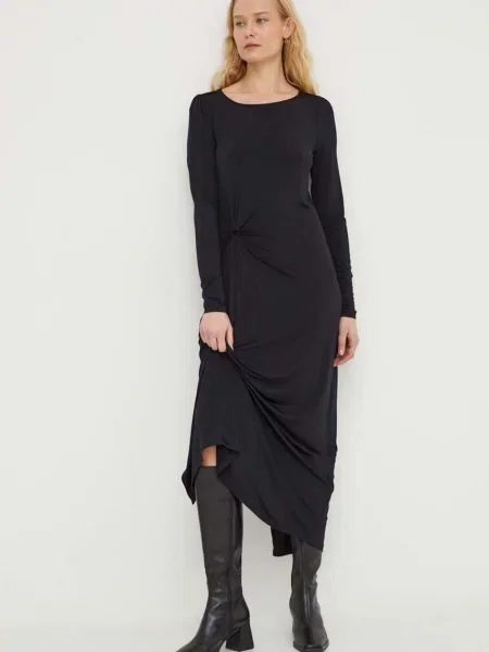 Haljina Bruuns Bazaar maxi uska crna