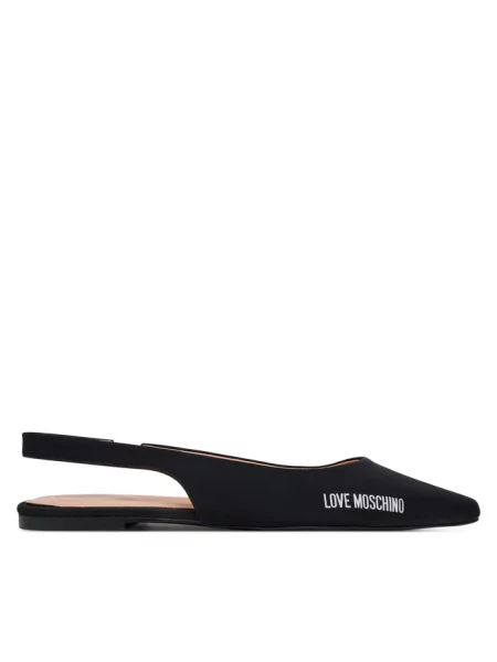 Baleriny LOVE MOSCHINO czarne