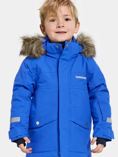Didriksons Dětská bunda BJÄRVEN KIDS PARKA modrá