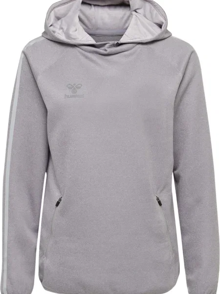 Hummel Sport szabadidős felsők Cima világosszürke / melír szürke