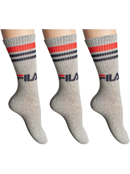 Ponožky Fila sivá