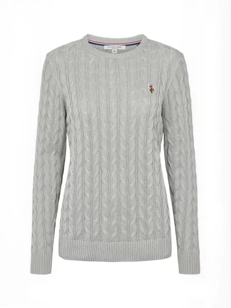 U.S. POLO ASSN. Pulover UWMadeline amestecat gri