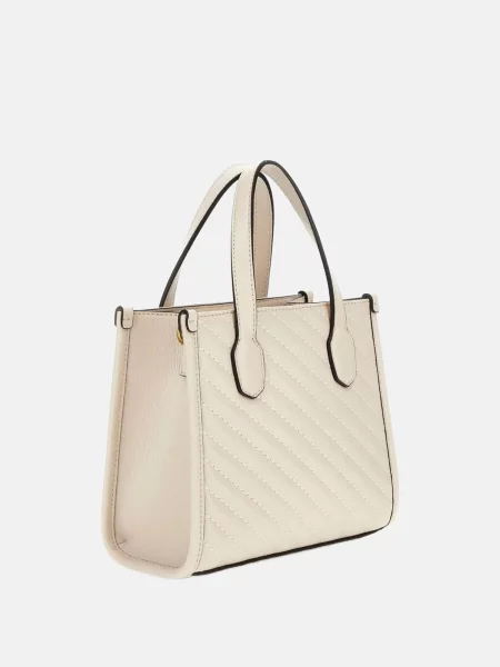 GUESS Shopper táska Silvana 2 Comp Tote' fehér