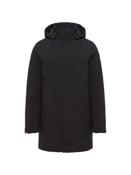 Palton K-way cu glugă negru
