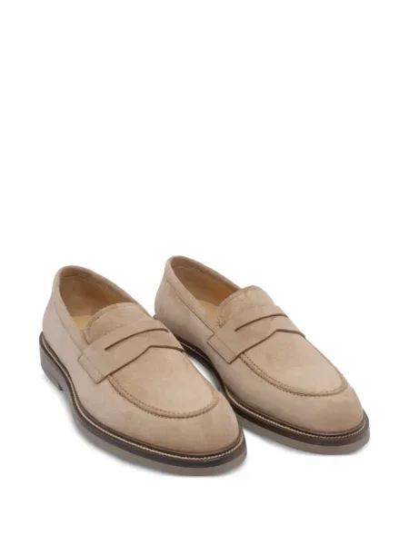 Pantofi loafer Brunello Cucinelli din piele de căprioară