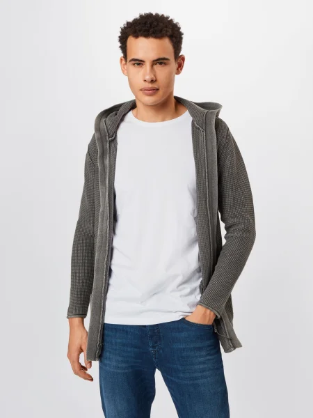 INDICODE JEANS Geacă tricotată Graham închis gri