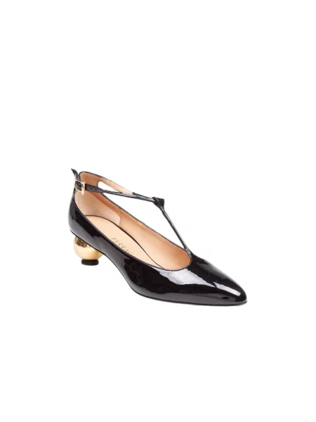 Czółenka Ferragamo elegancka czarna