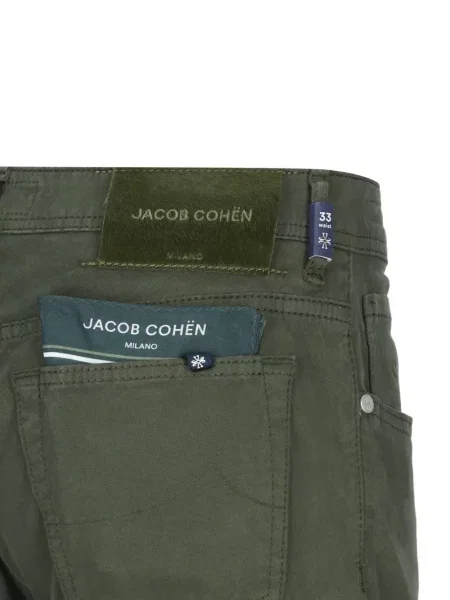Pantaloni Jacob Cohën cu autograf verde