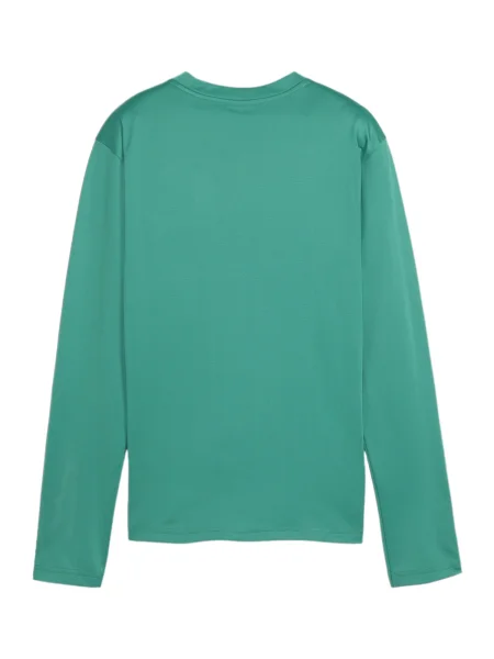 PUMA Hanorac sport verde / argintiu alb