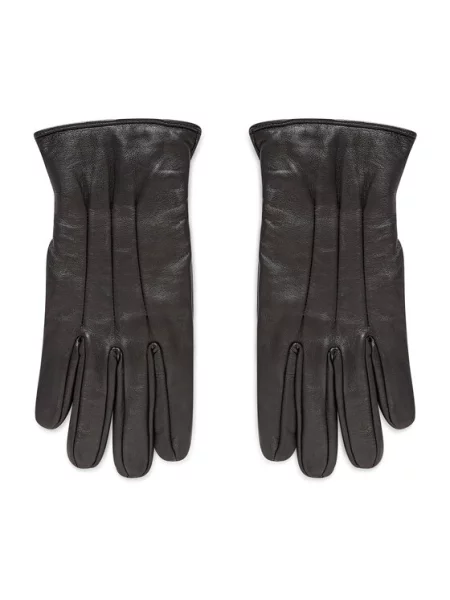 Jack&Jones Muške rukavice Jacmontana Leather Gloves Noos crna