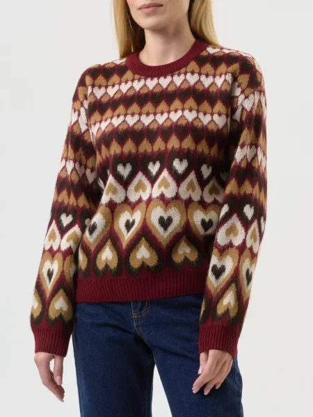 Светр J.b4 Just Before бордовий