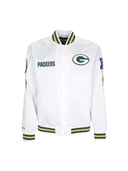 Kurtka bomber Mitchell & Ness biały