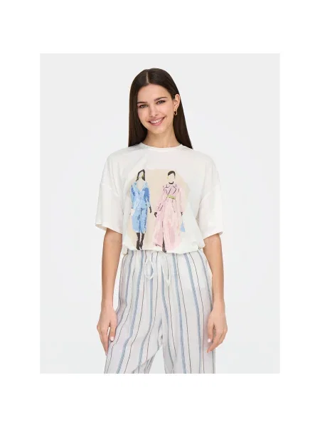 ONLY T-shirt Melina Regular Fit bijela