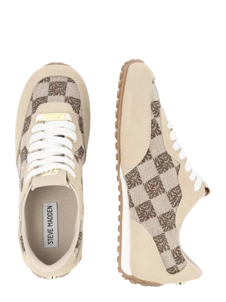 STEVE MADDEN Nízke tenisky Cameos krémová / kapučíno / tmavohnedá