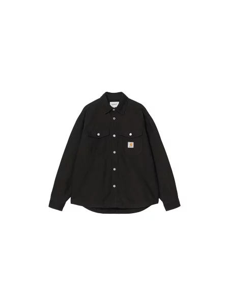 Carhartt WIP Selby Shirt Jacket Black Mężczyźni Koszula Carhartt WIP Size: M czarny
