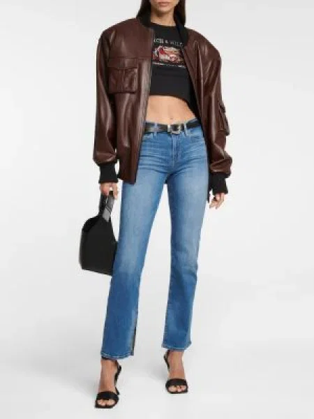 Magas derekú boyfriend farmer Ag Jeans kék