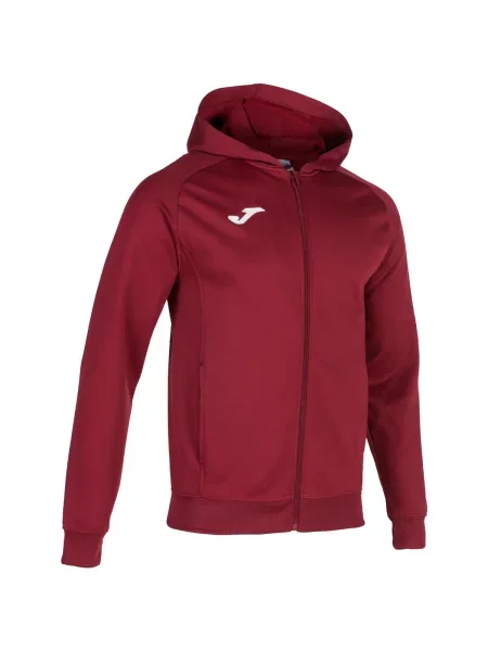 Majica s kapuljačom Joma bordo