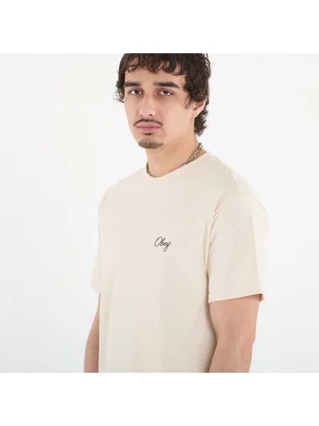Tricou OBEY Paper Rose Cream XL roz