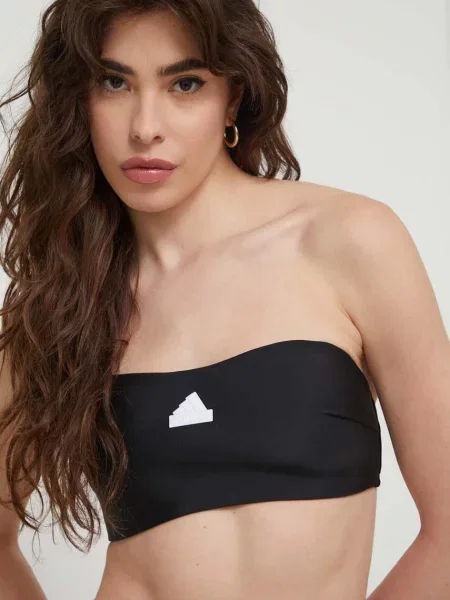 Plavková podprsenka adidas měkký košík černá