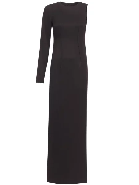 Bluză Mm6 Maison Margiela cu un umăr gol negru