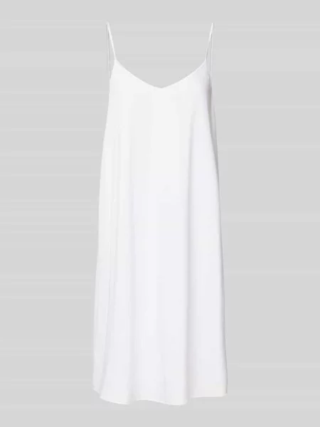 Koszula nocna z cienkimi ramiączkami Hanro biała