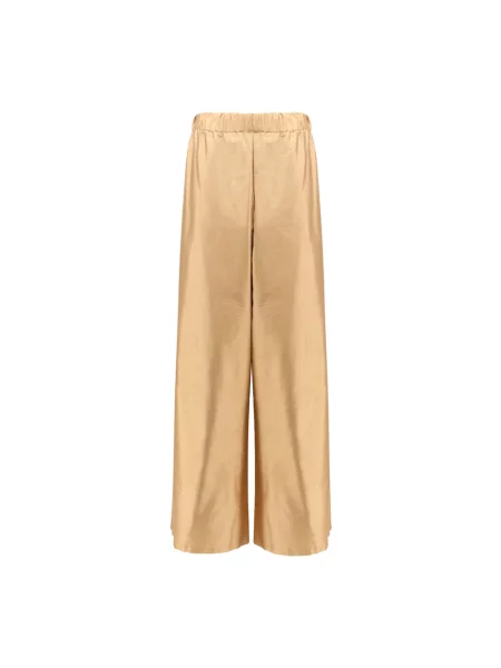 Spodnie Max Mara brązowe