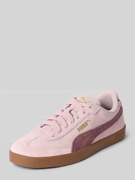 Sneakersy z naturalnej skóry bydlęcej model Era Suede' Puma różowe