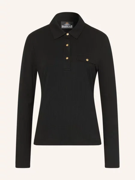 Barbour International Jerseyové Polo Tričko Ramona černá