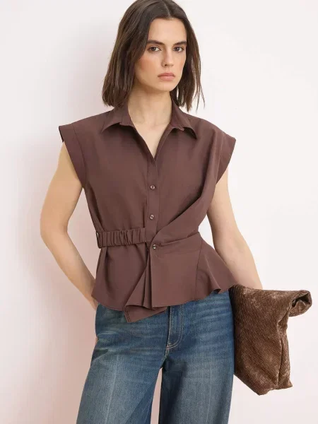 Trendyol Bluza rjava